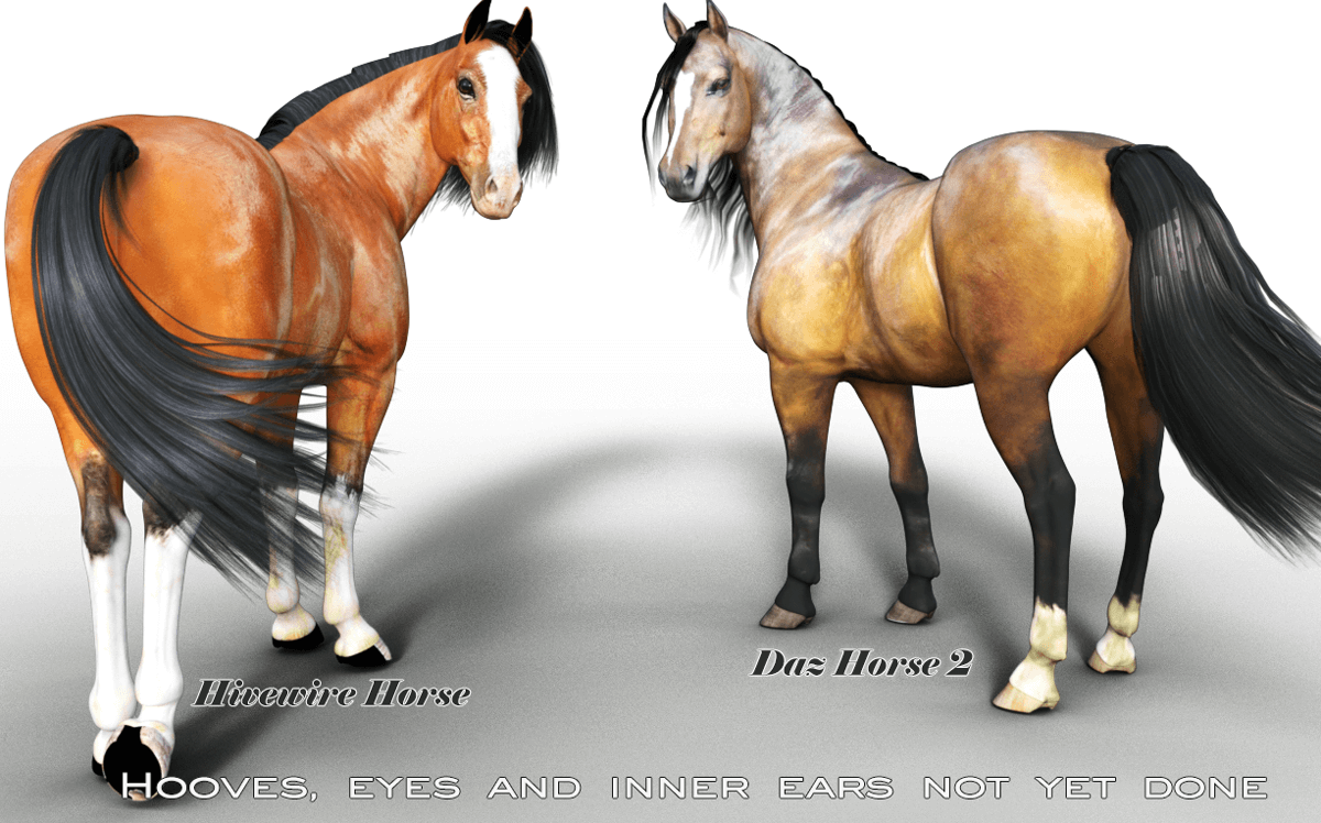 Hivewire Horse texture, HW3d, Hivewire3d