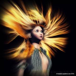 3d Portrait Gallery | Aiko 3d character rendered in Carrara 8 with dynamic hair