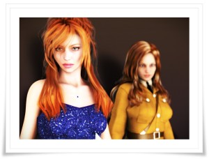 Daz Victoria 5 and Genesis character render