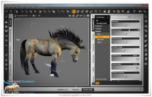 Some of the Morphs in my free conforming mane for the Daz Horse 2.