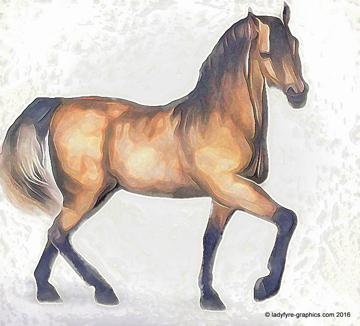 Daz Horse 2 3d horse model | The Buckskin