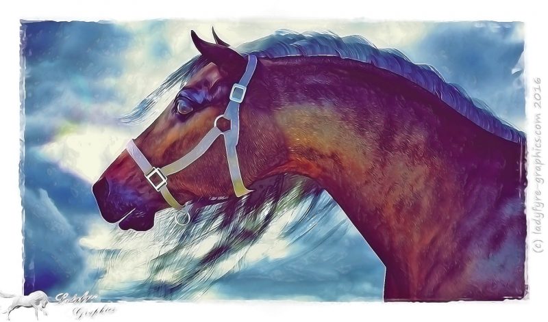 Hivewire Horse aka Harry rendered in Daz Studio iray