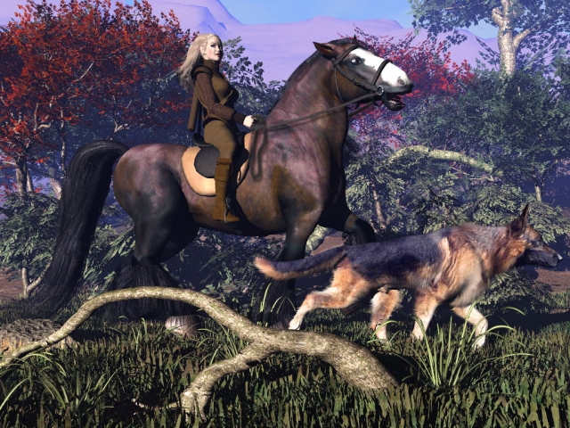 Companions Companions | Bloodsong's Heavy Horse with My Texture